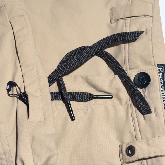 686 Everywhere Collection Men's Hybrid Shorts - Tan (EUC) - Picture 3 of 8